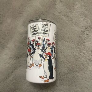 Penguin Themed tariff White Tumbler